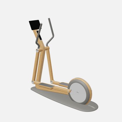 Orbita Magnetic Elliptical Machine — Stainless Steel, Natural Oak, Grey