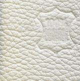 PENT White leather swatch