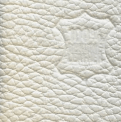 PENT White leather swatch