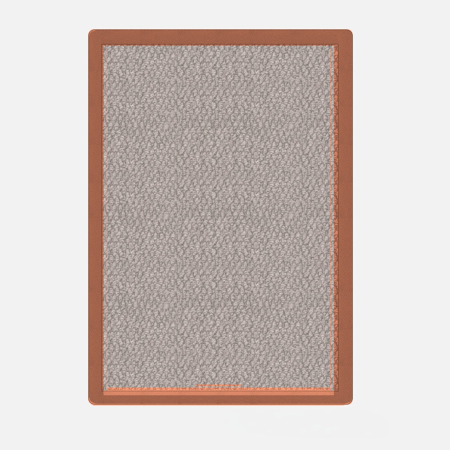 Prom Gym Rug - product render - Dune / Saddle Brown