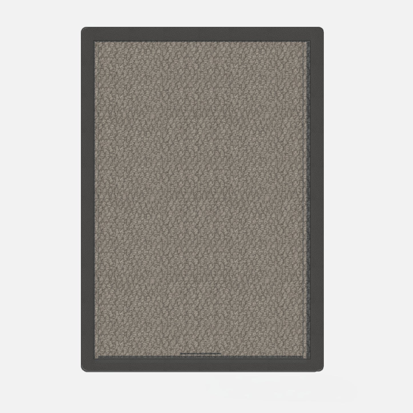 Prom Gym Rug - product render - Graphite / Black