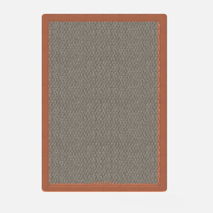 Prom Gym Rug - product render - Graphite / Saddle Brown