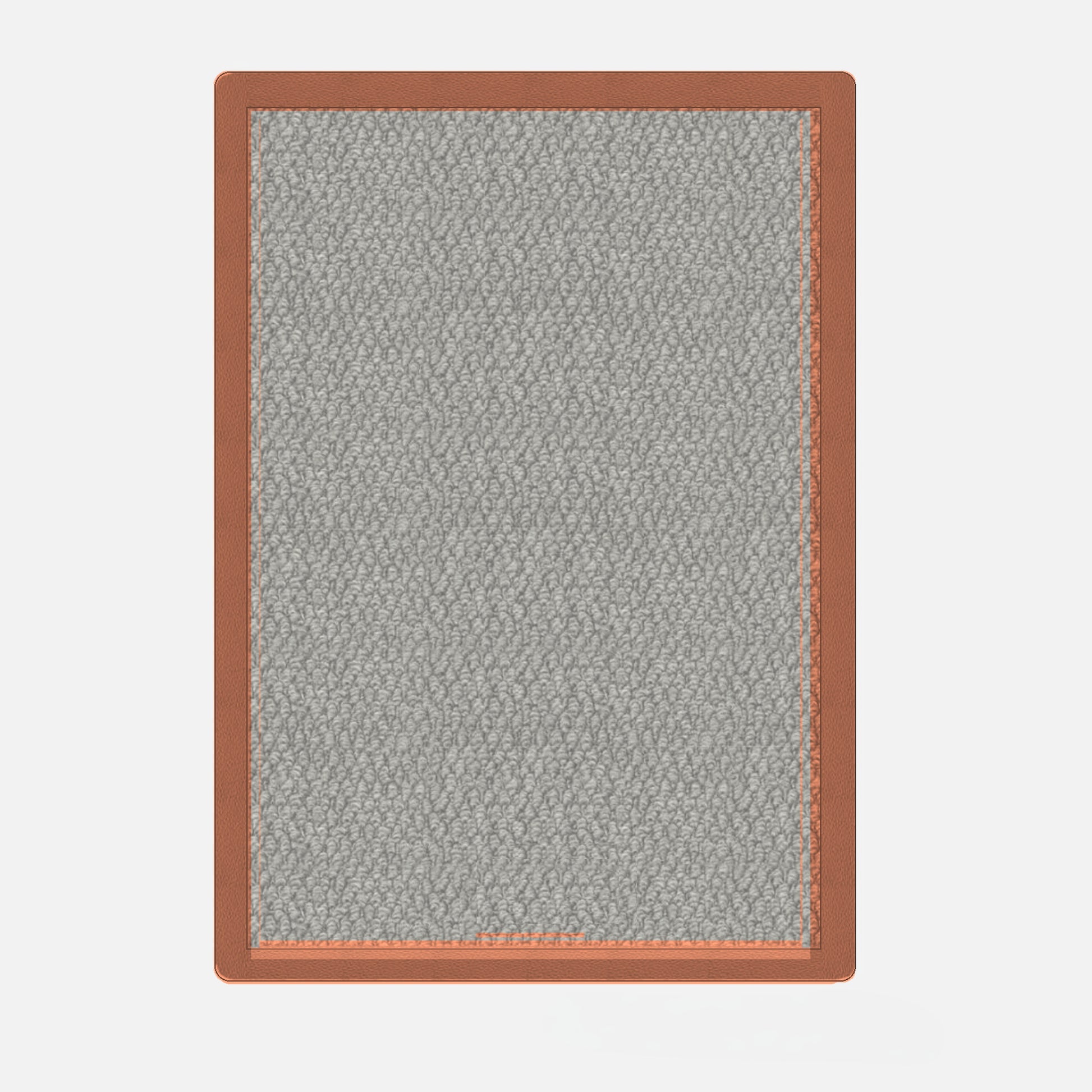 Prom Gym Rug - product render - Marble / Saddle Brown