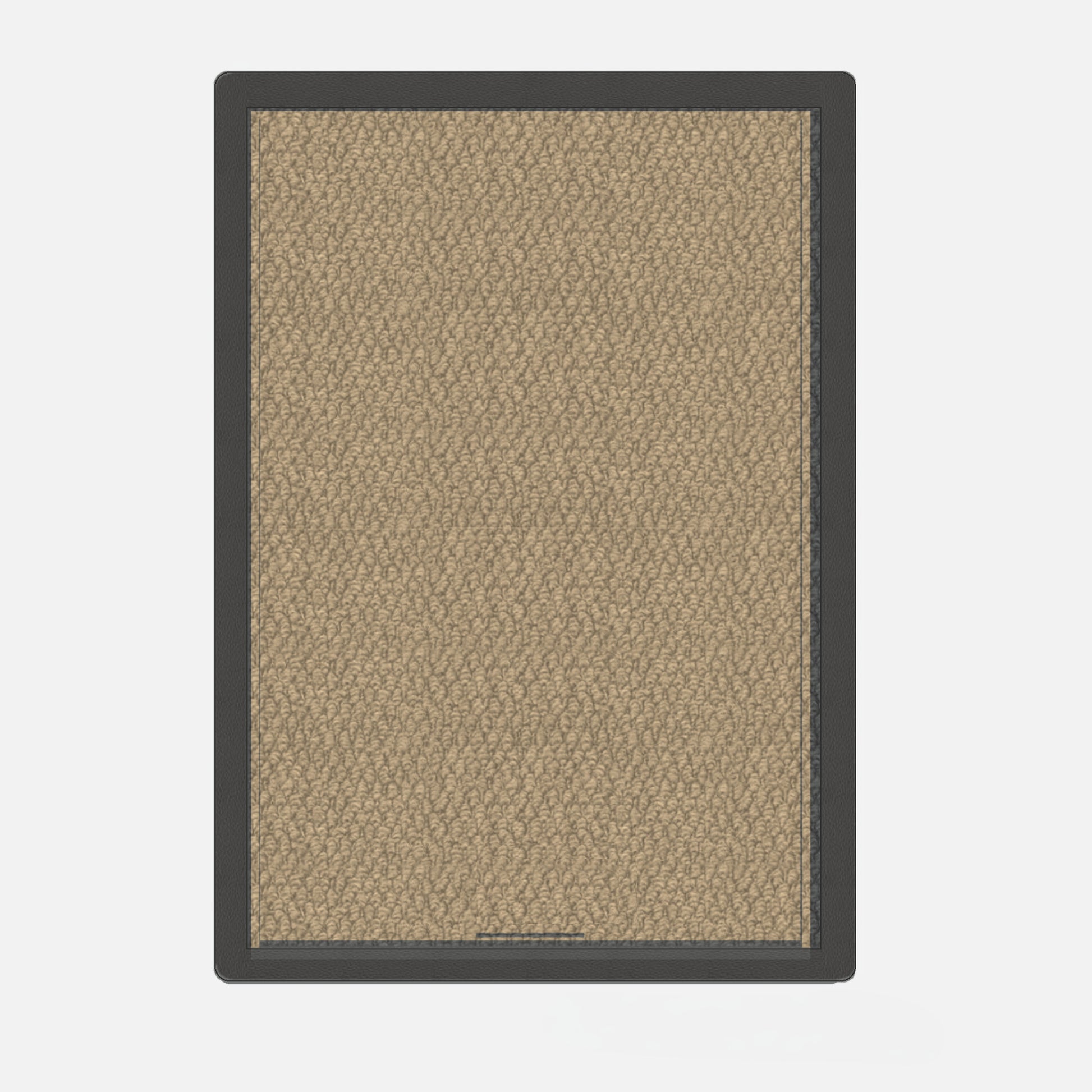 Prom Gym Rug - product render - Sandstone / Black