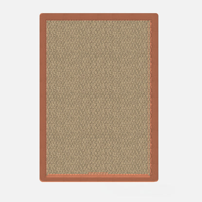 Prom Gym Rug - product render - Sandstone / Saddle Brown