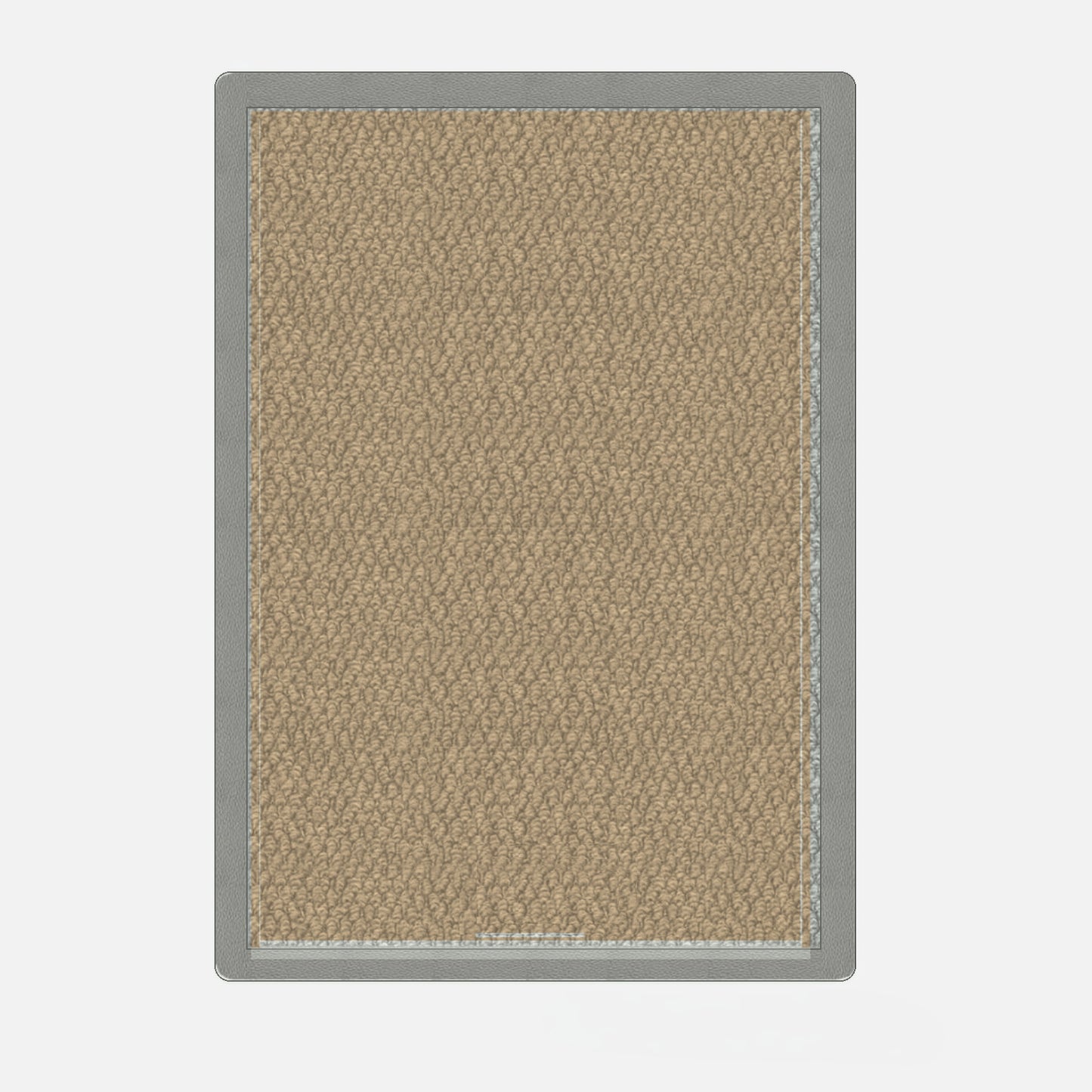 Prom Gym Rug - product render - Sandstone / White