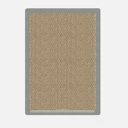 Prom Gym Rug - product render - Sandstone / White