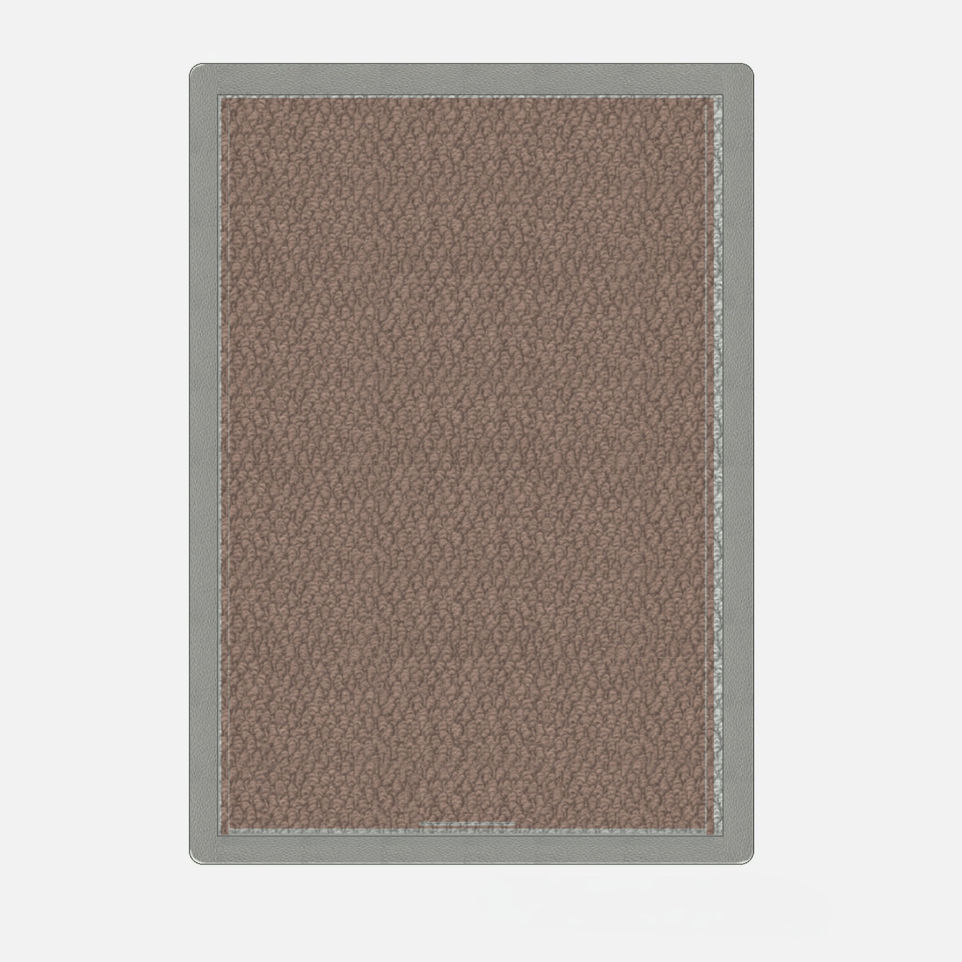 Prom Gym Rug - product render - Terra / White