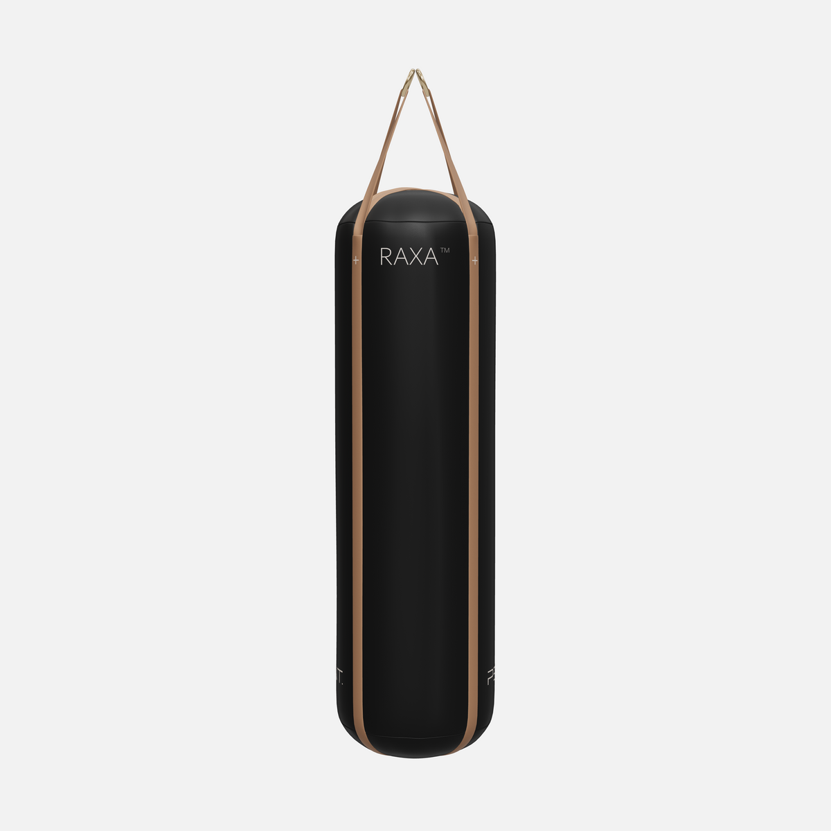 Raxa Leather Boxing Bag — Gold, Black, Brown