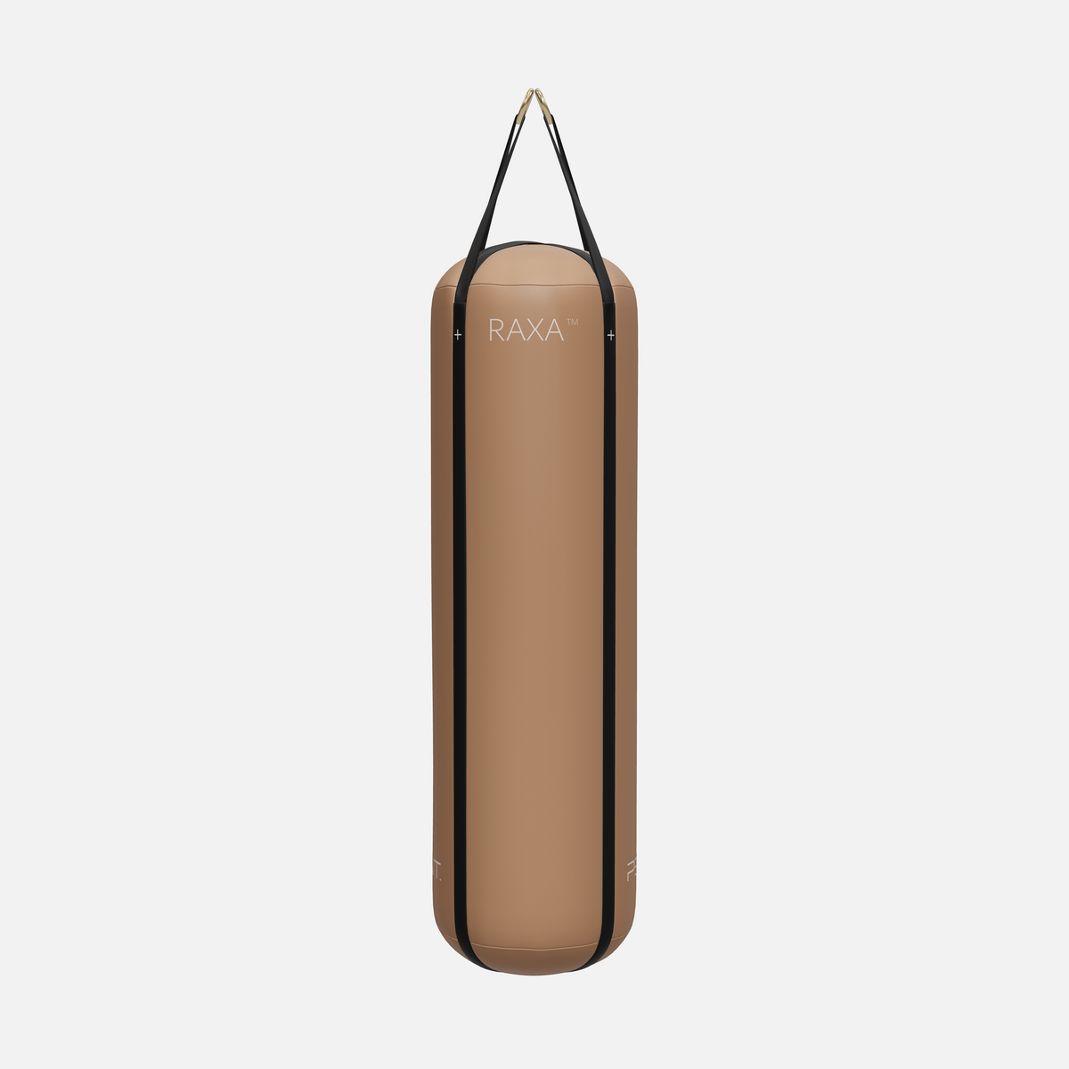 Raxa Leather Boxing Bag — Gold, Brown, Black