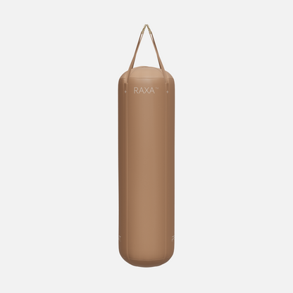 Raxa Leather Boxing Bag — Gold, Brown, Brown
