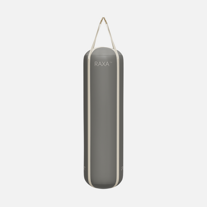 Raxa Leather Boxing Bag — Gold, Grey, Beige