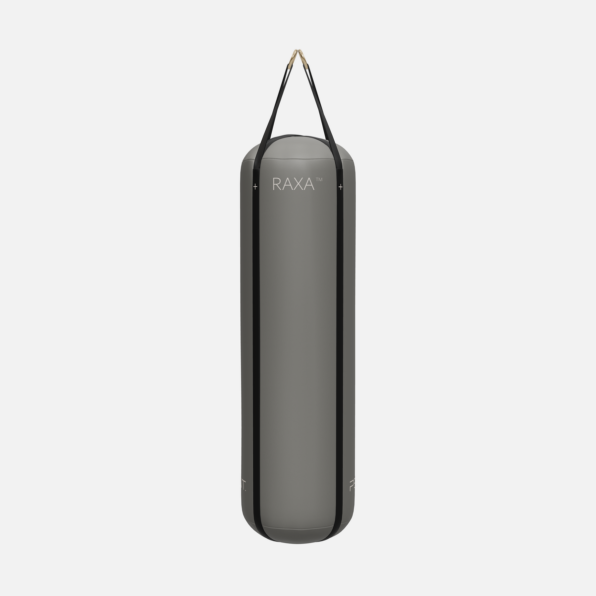 Raxa Leather Boxing Bag — Gold, Grey, Black