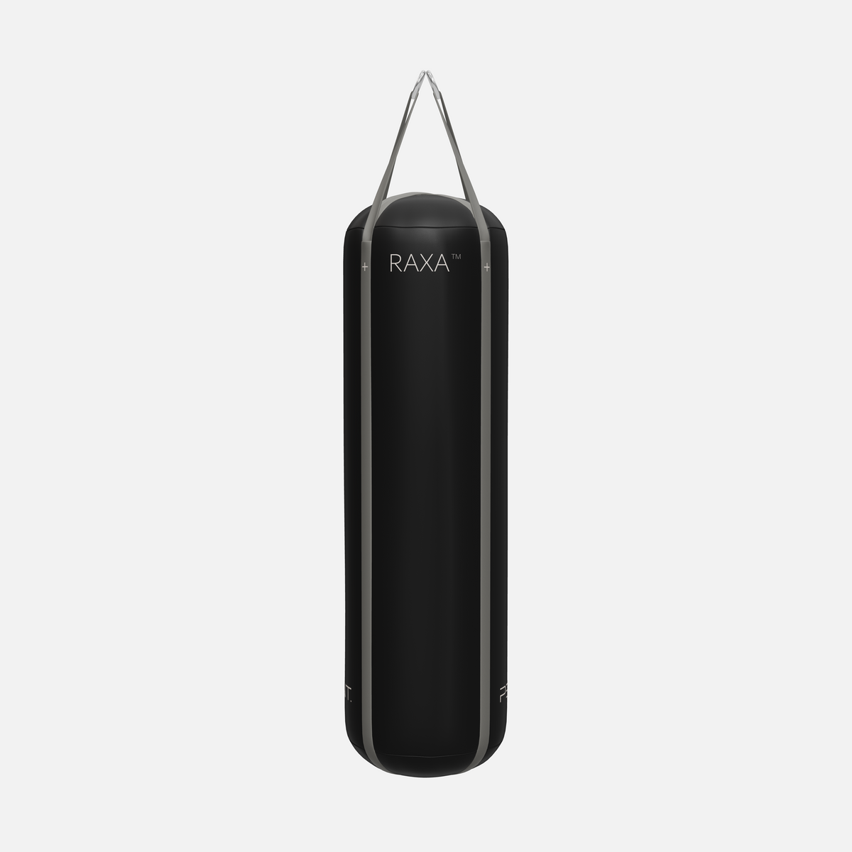 Raxa Leather Boxing Bag — Stainless Steel, Black, Grey