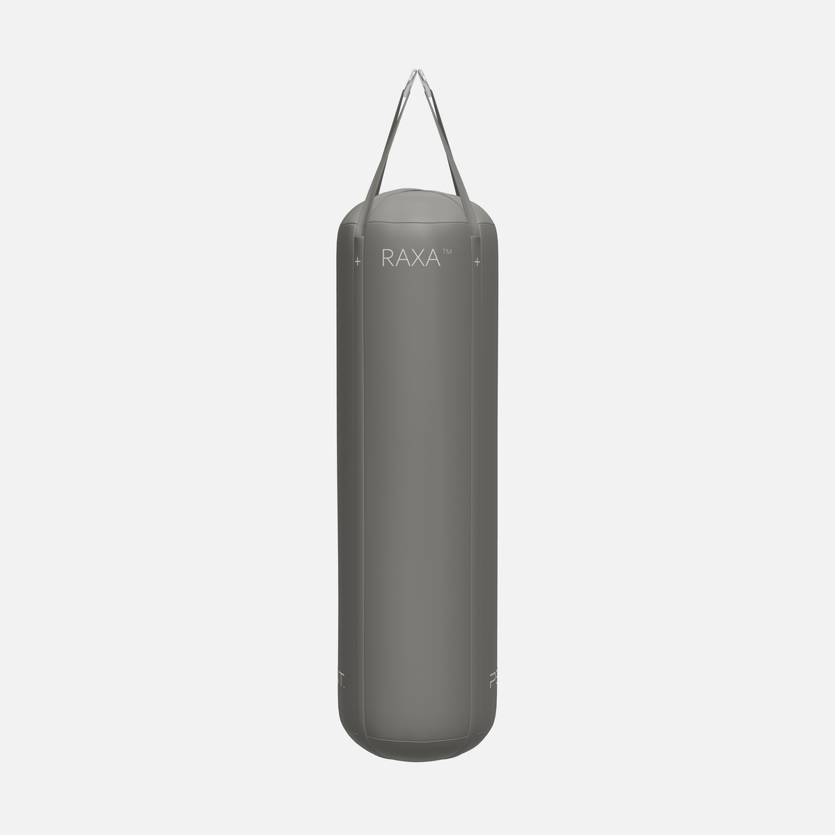 Raxa Leather Boxing Bag — Stainless Steel, Grey, Grey