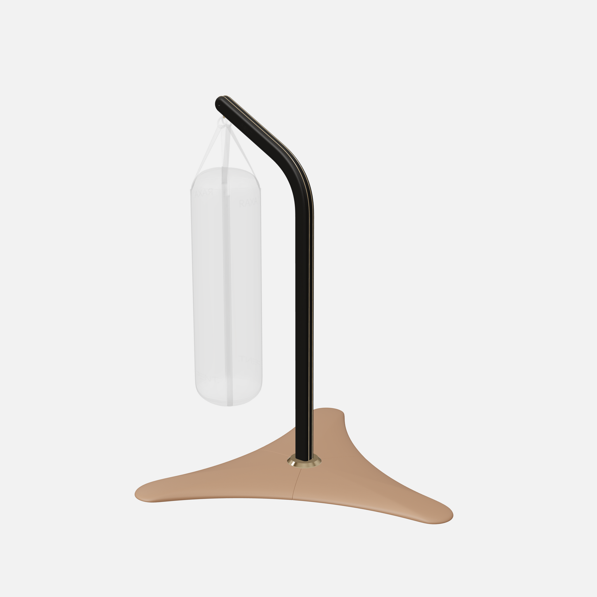 Raxa Stand | Luxurious Free-Standing Boxing Bag Stand — Gold, Black Ash, Brown