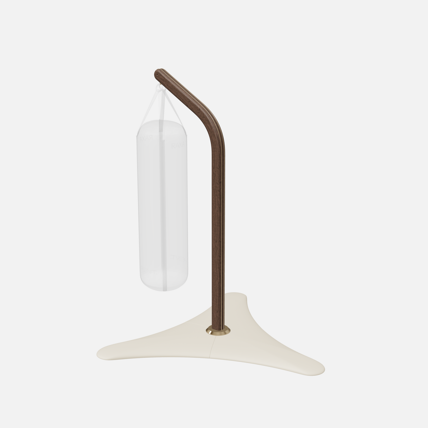 Raxa Stand | Luxurious Free-Standing Boxing Bag Stand — Gold, Dark Walnut, Beige