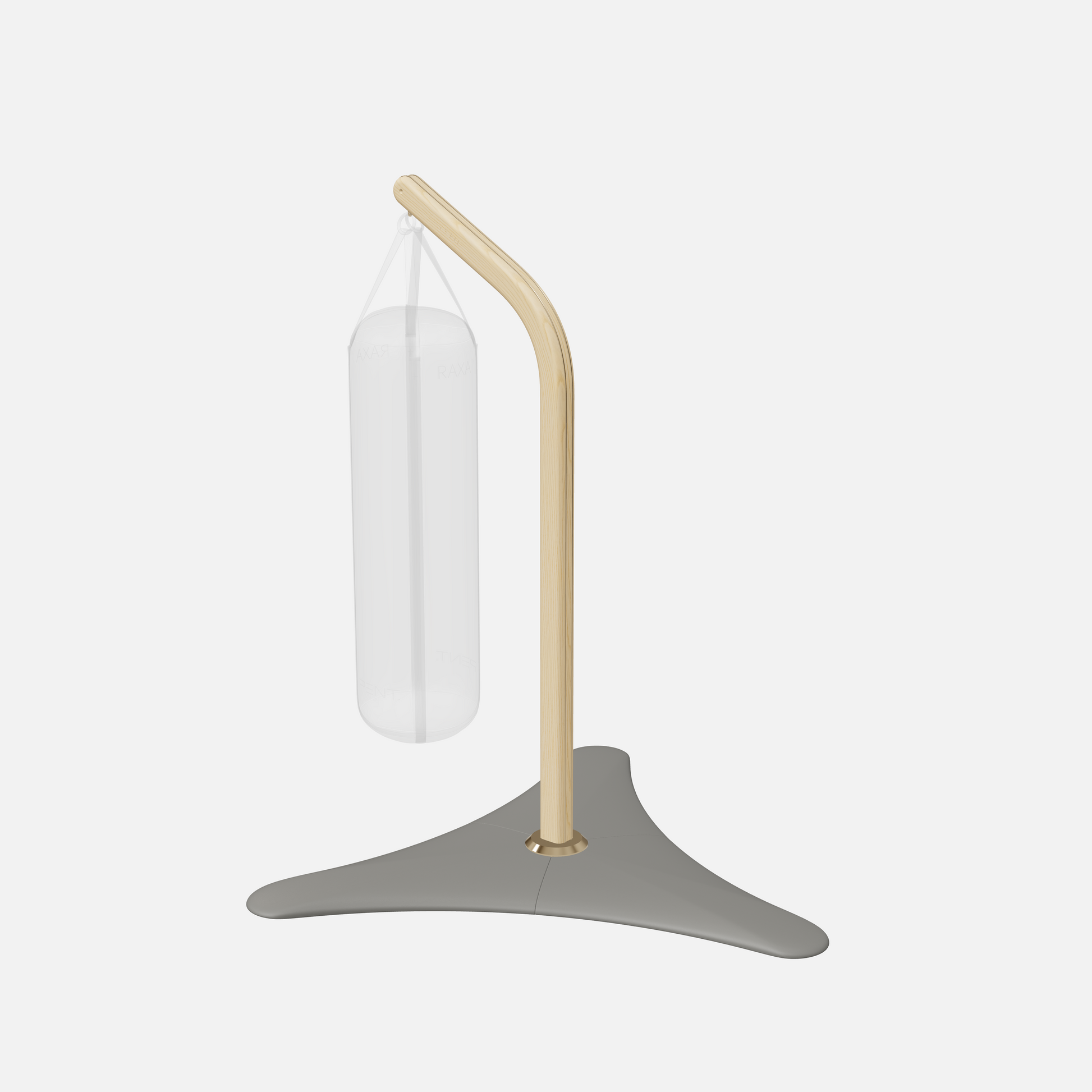 Raxa Stand | Luxurious Free-Standing Boxing Bag Stand — Gold, Natural Ash, Grey