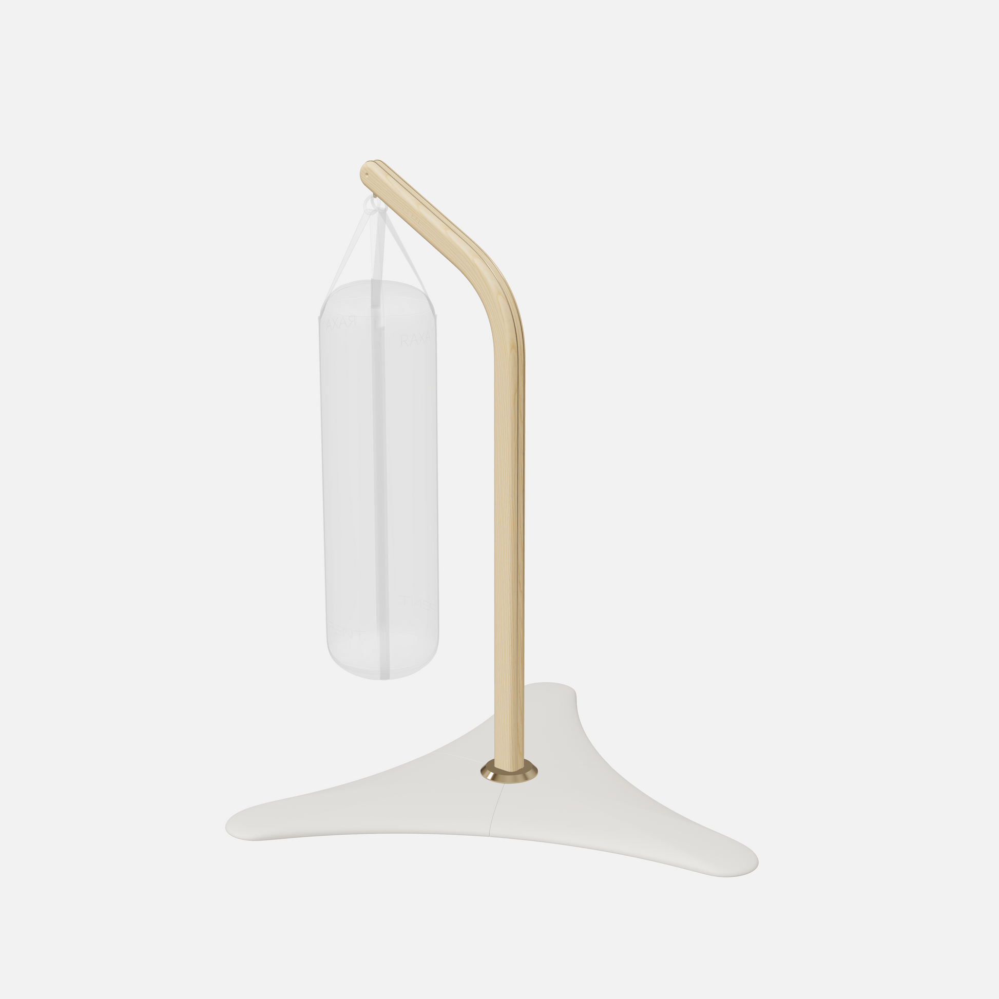Raxa Stand | Luxurious Free-Standing Boxing Bag Stand — Gold, Natural Ash, White