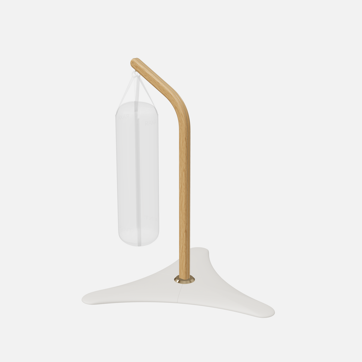 Raxa Stand | Luxurious Free-Standing Boxing Bag Stand — Gold, Natural Oak, White