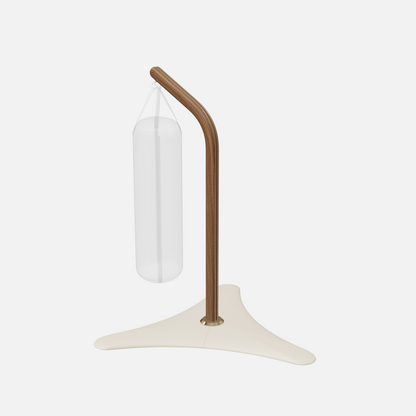 Raxa Stand | Luxurious Free-Standing Boxing Bag Stand — Gold, Natural Walnut, Beige