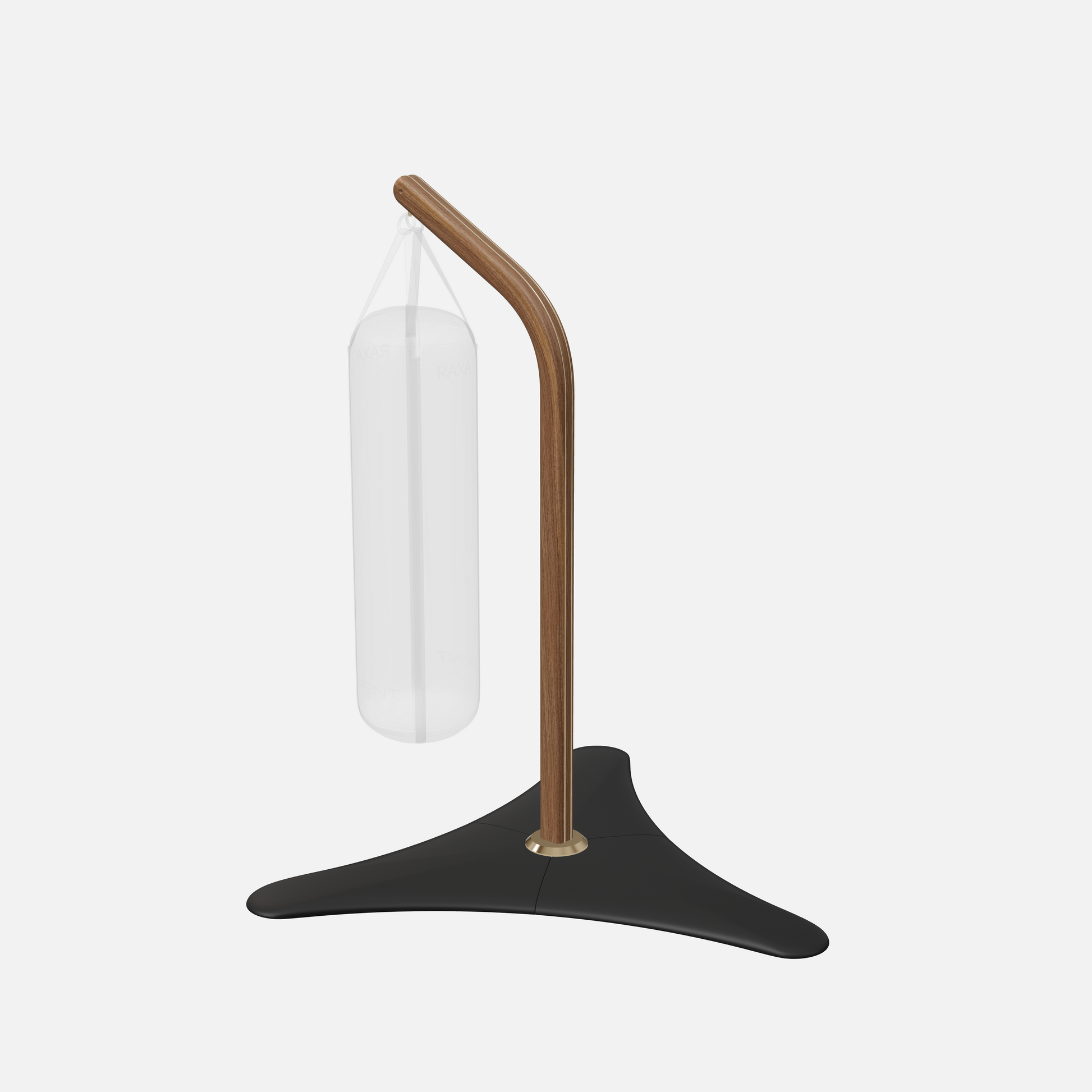 Raxa Stand | Luxurious Free-Standing Boxing Bag Stand — Gold, Natural Walnut, Black