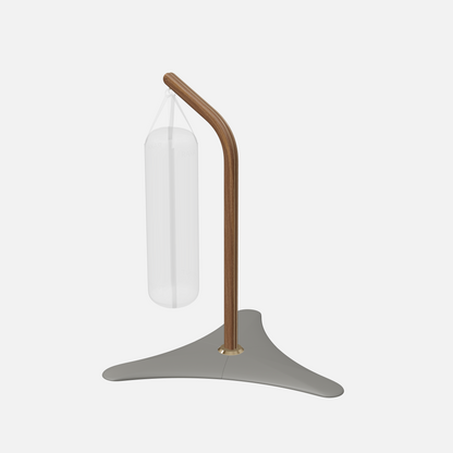Raxa Stand | Luxurious Free-Standing Boxing Bag Stand — Gold, Natural Walnut, Grey