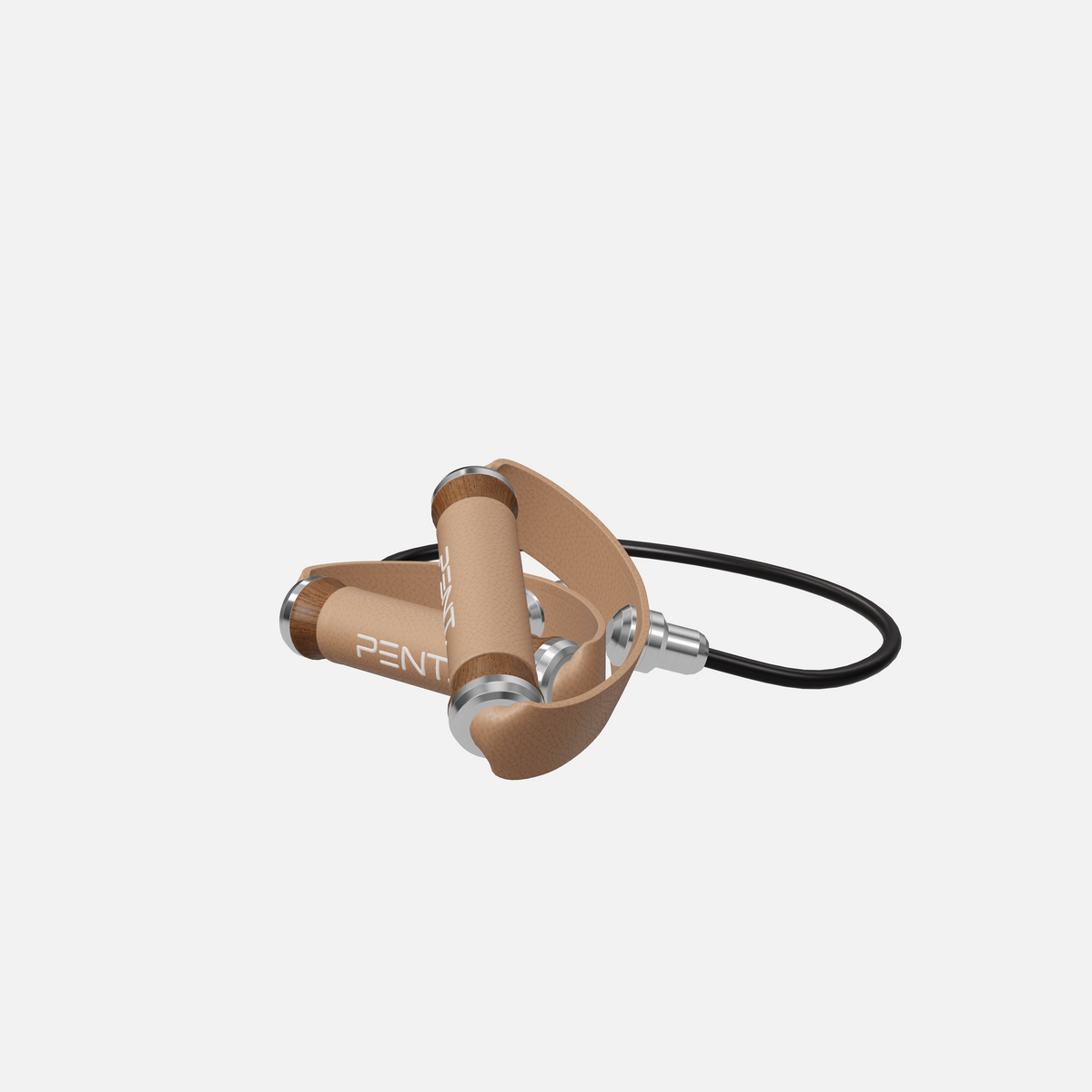 Resa Resistance Band — Stainless Steel, Walnut Ash, Brown