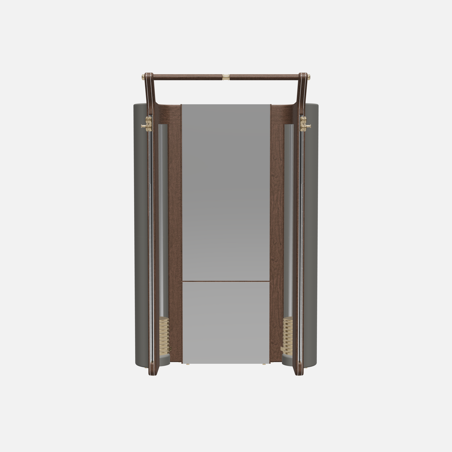 Roma Cable Strength Machine — Gold, Dark Walnut, Grey