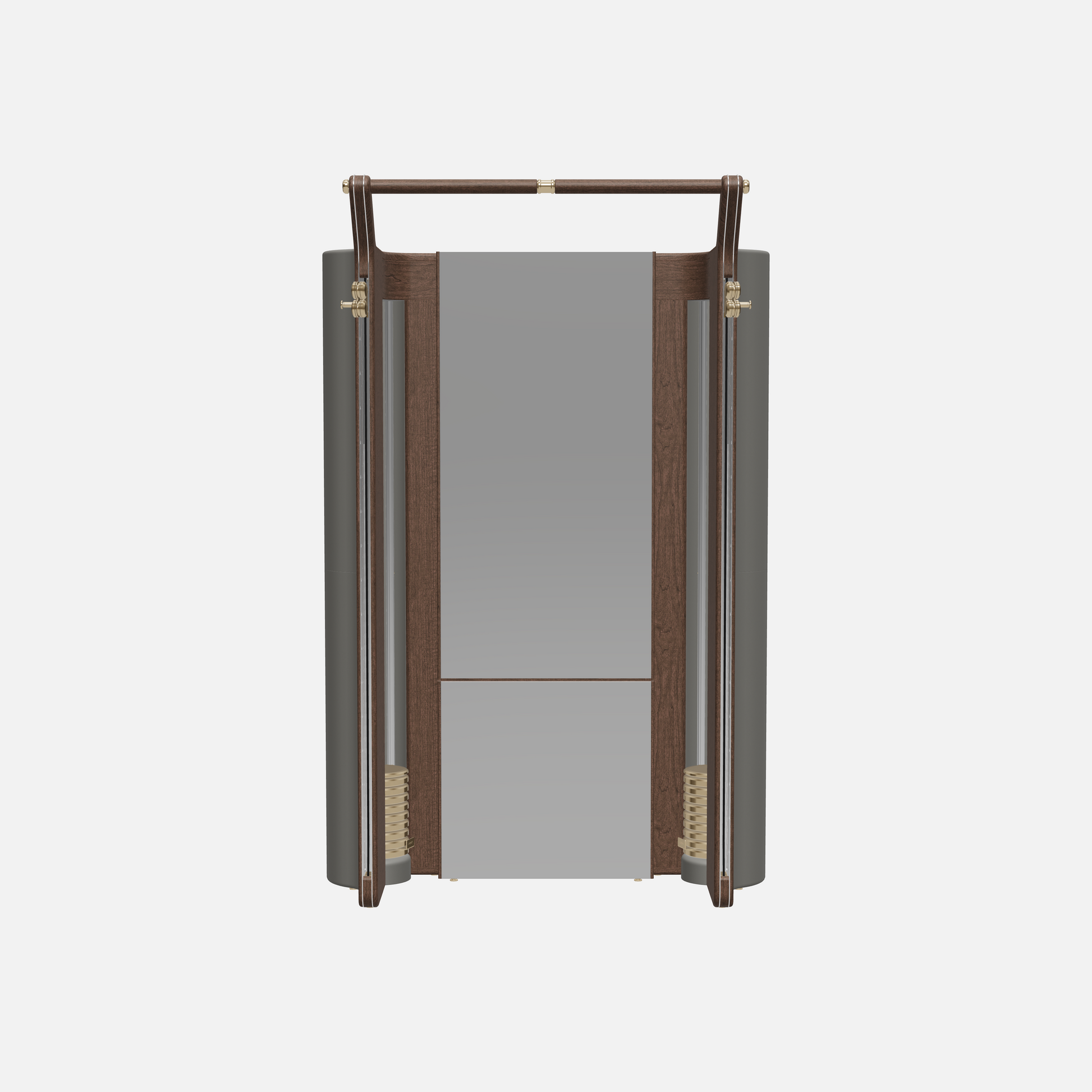 Roma Cable Strength Machine — Gold, Dark Walnut, Grey