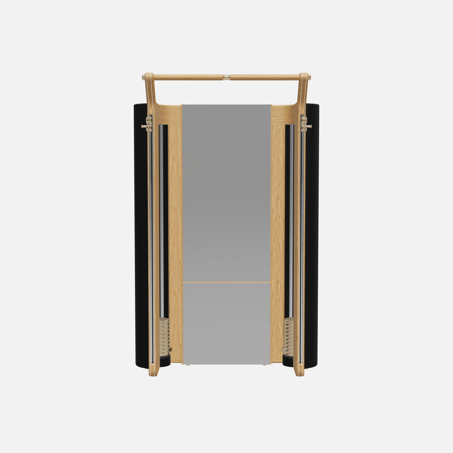 Roma Cable Strength Machine — Gold, Natural Oak, Black