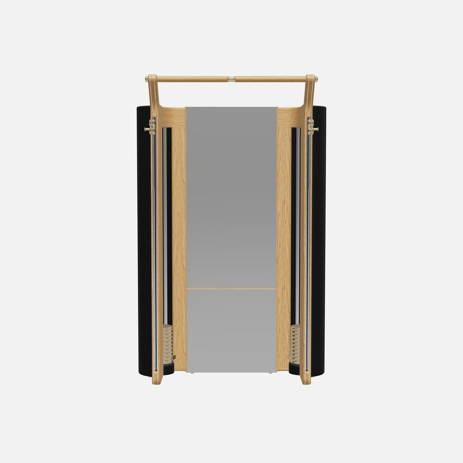 Roma Cable Strength Machine — Gold, Natural Oak, Black