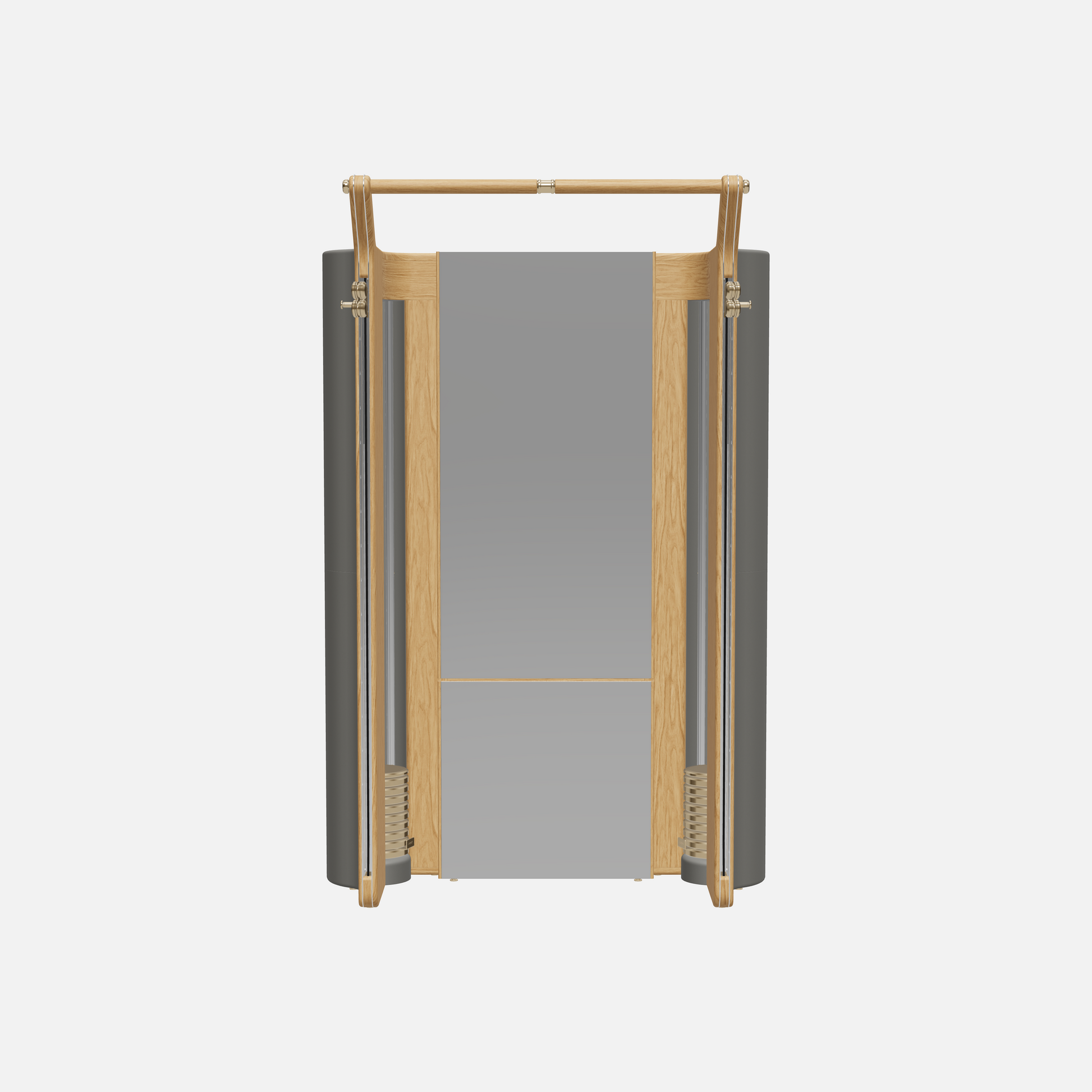 Roma Cable Strength Machine — Gold, Natural Oak, Grey