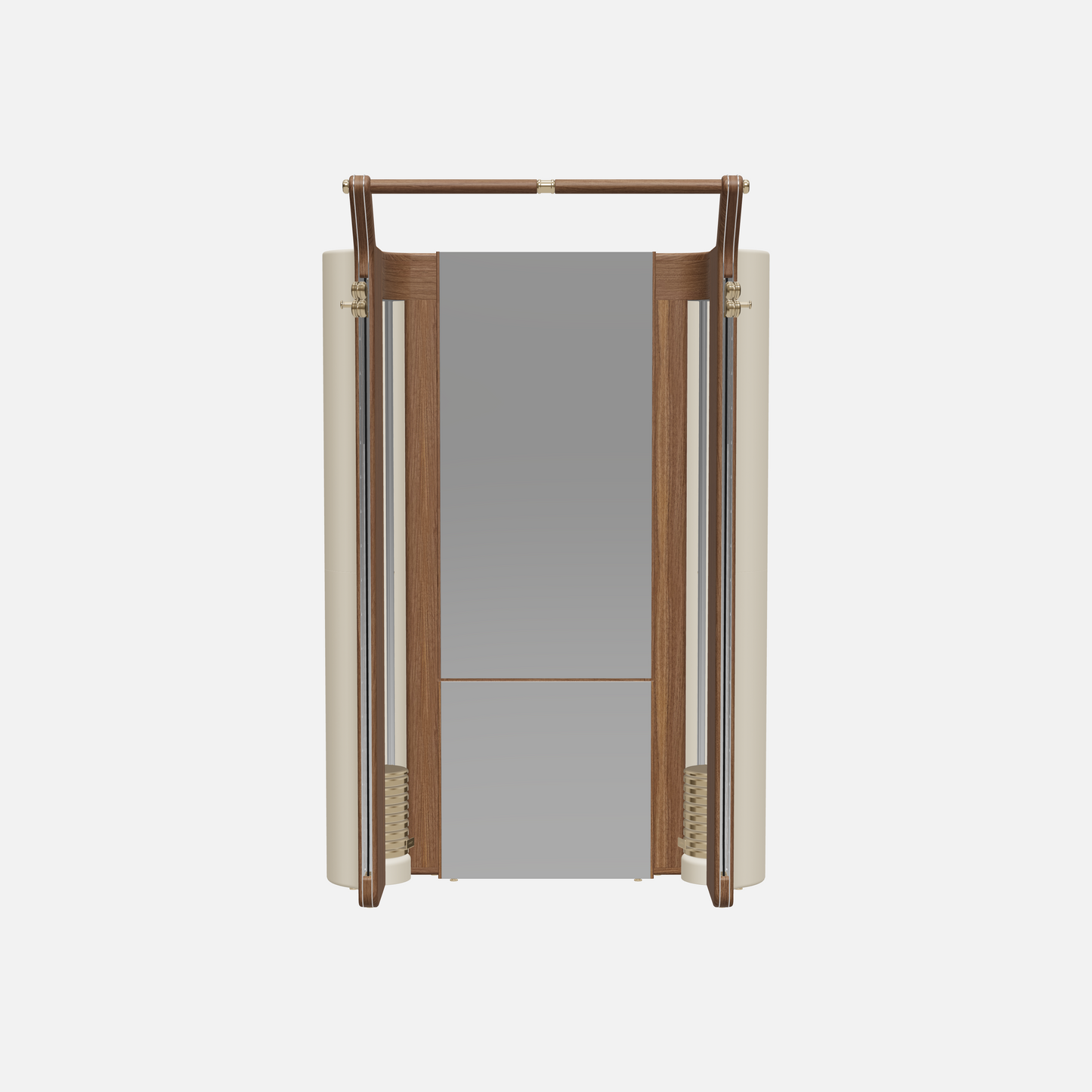 Roma Cable Strength Machine — Gold, Natural Walnut, Beige