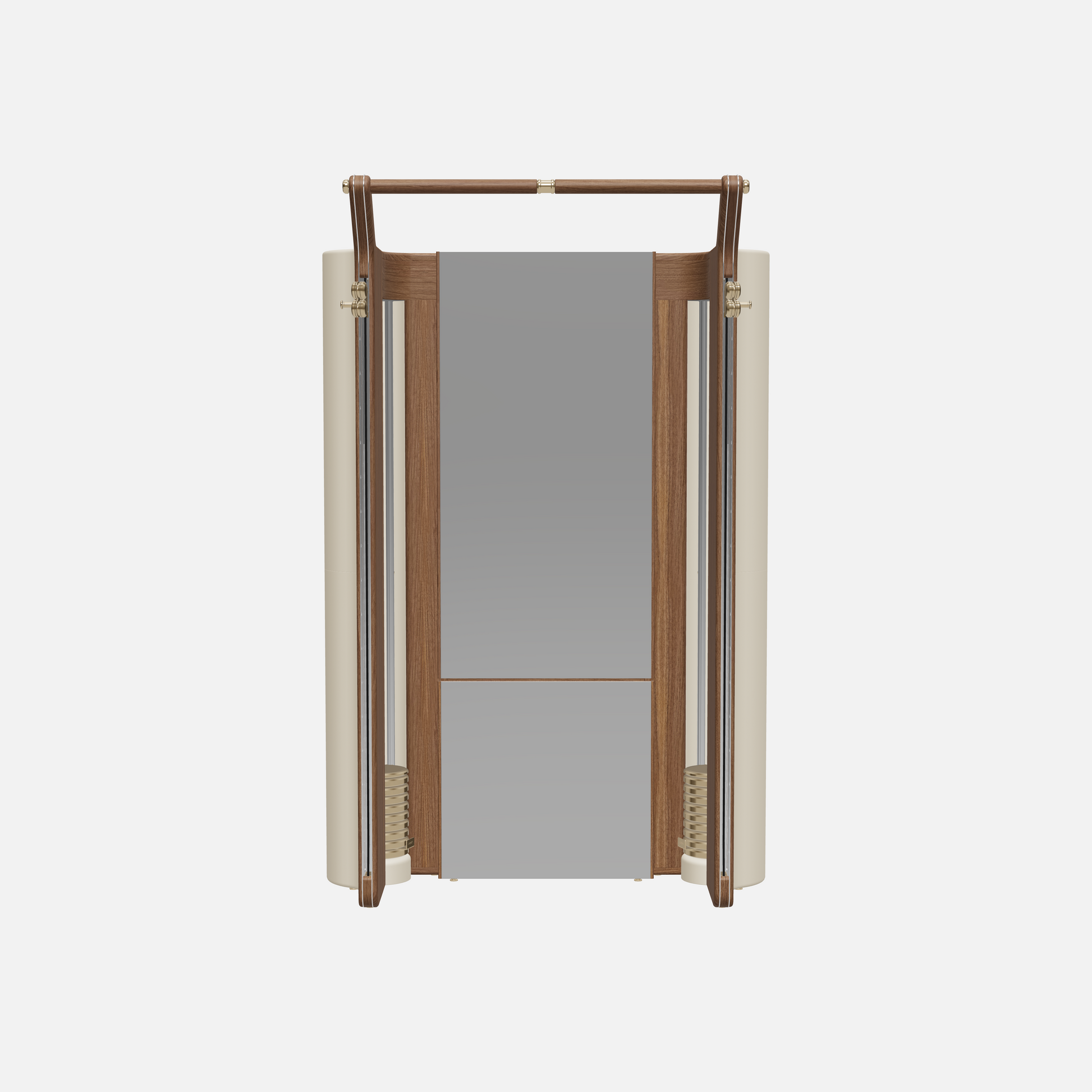 Roma Cable Strength Machine — Gold, Natural Walnut, Beige
