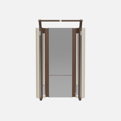 Roma Cable Strength Machine — Stainless Steel, Dark Walnut, Beige