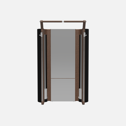 Roma Cable Strength Machine — Stainless Steel, Dark Walnut, Black