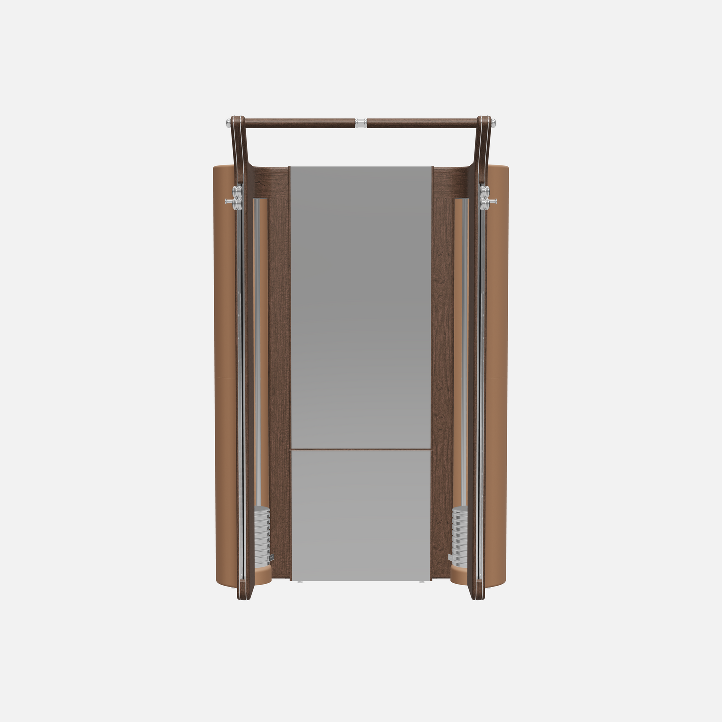 Roma Cable Strength Machine — Stainless Steel, Dark Walnut, Brown