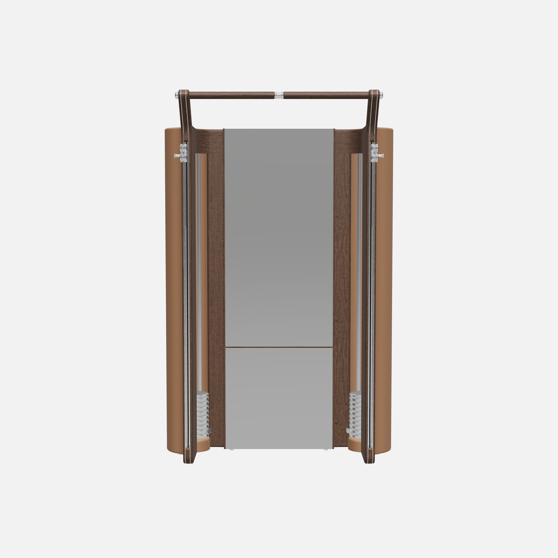 Roma Cable Strength Machine — Stainless Steel, Dark Walnut, Brown