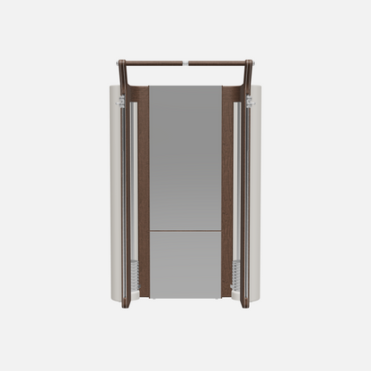 Roma Cable Strength Machine — Stainless Steel, Dark Walnut, White