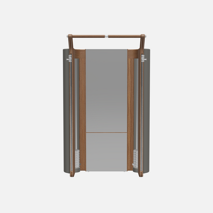 Roma Cable Strength Machine — Stainless Steel, Natural Walnut, Grey