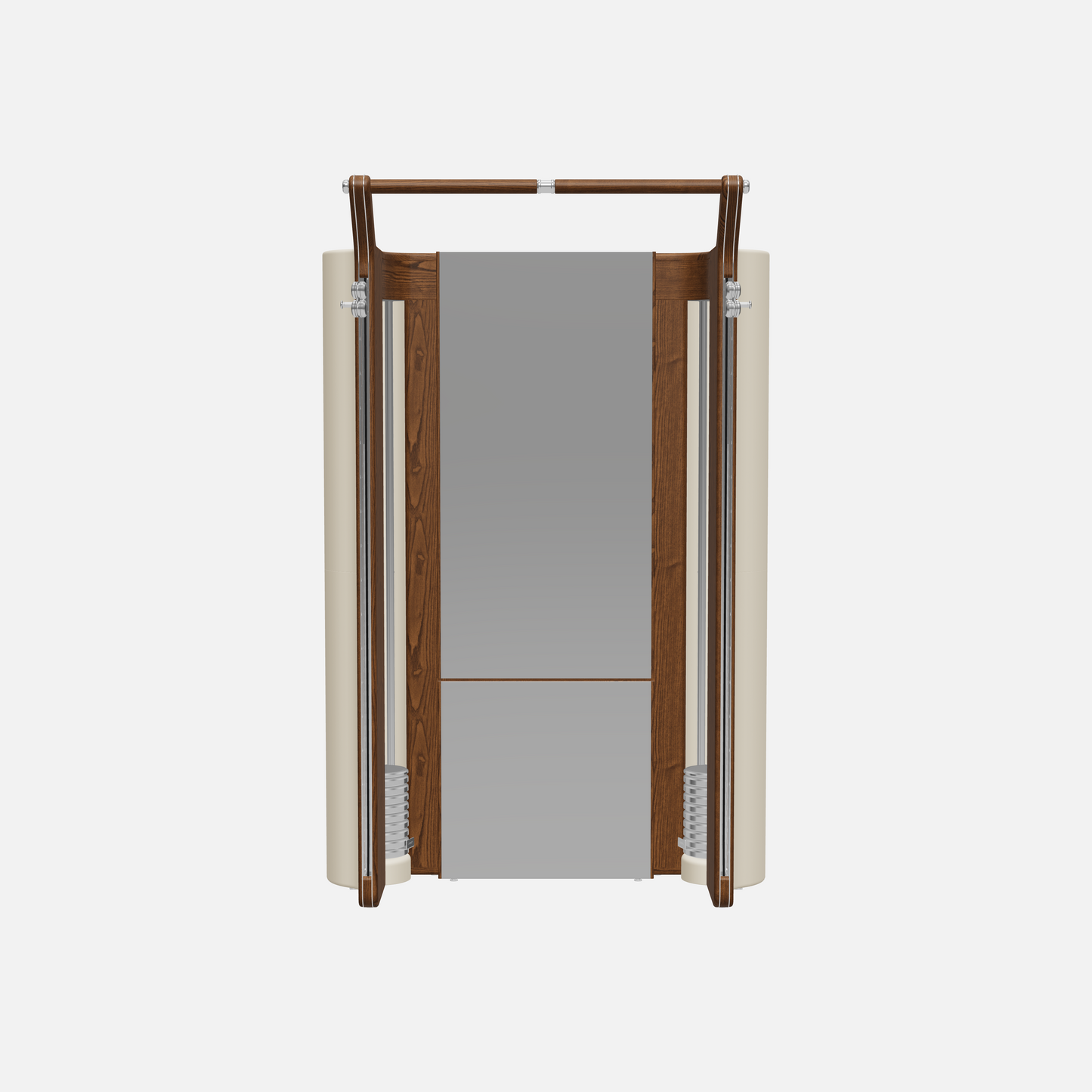 Roma Cable Strength Machine — Stainless Steel, Walnut Ash, Beige