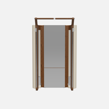 Roma Cable Strength Machine — Stainless Steel, Walnut Ash, Beige
