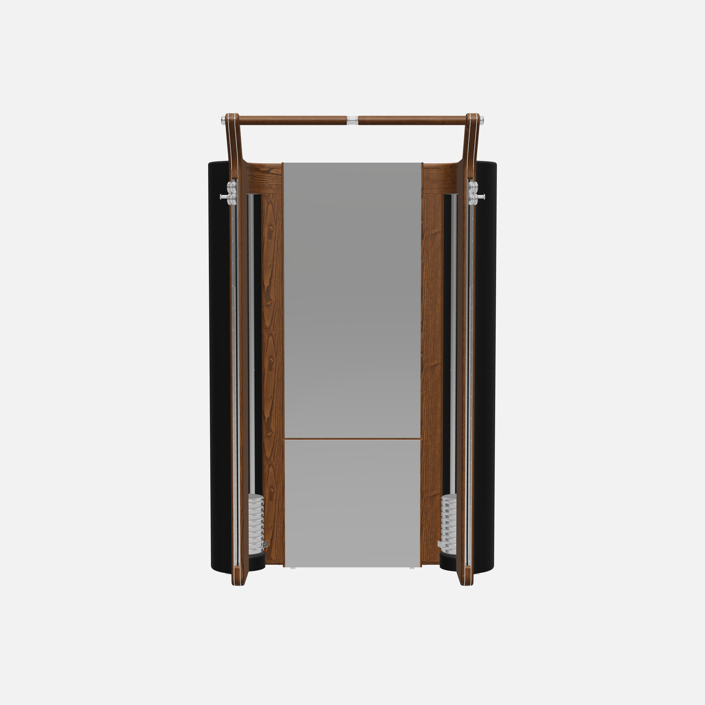 Roma Cable Strength Machine — Stainless Steel, Walnut Ash, Black