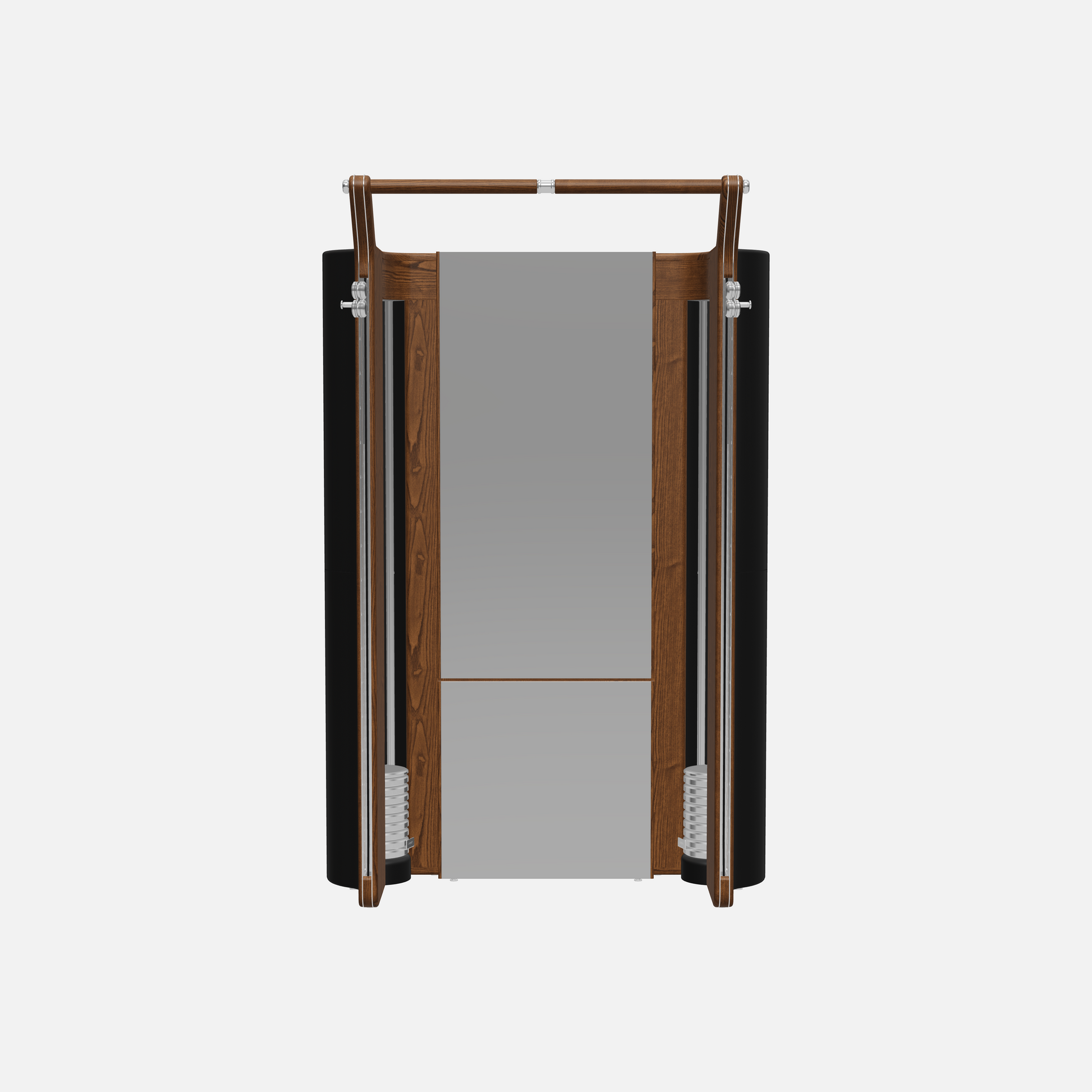 Roma Cable Strength Machine — Stainless Steel, Walnut Ash, Black