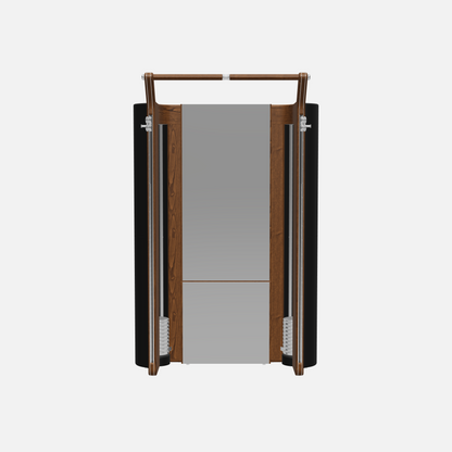 Roma Cable Strength Machine — Stainless Steel, Walnut Ash, Black