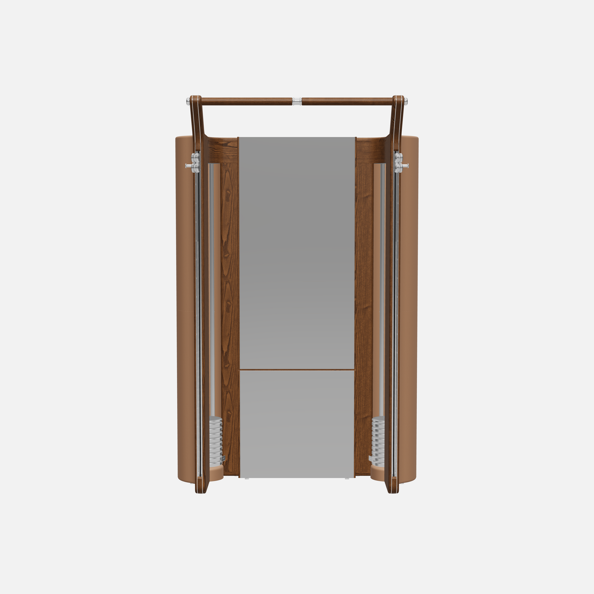 Roma Cable Strength Machine — Stainless Steel, Walnut Ash, Brown