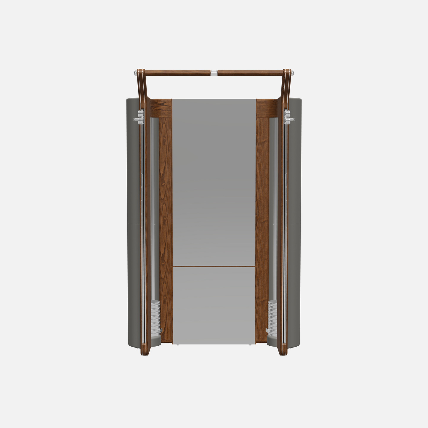 Roma Cable Strength Machine — Stainless Steel, Walnut Ash, Grey