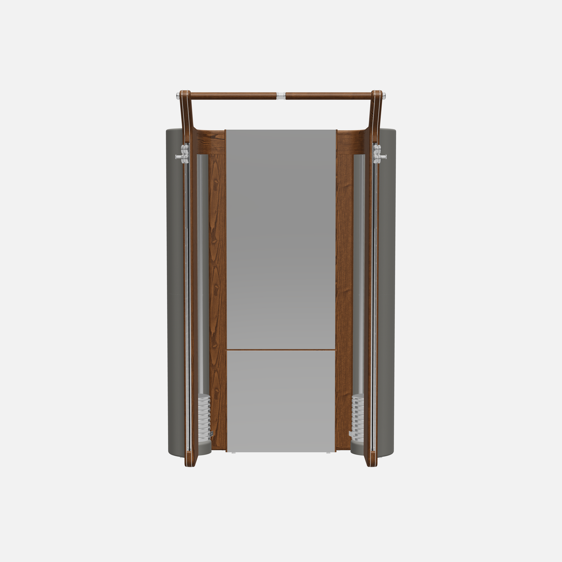 Roma Cable Strength Machine — Stainless Steel, Walnut Ash, Grey