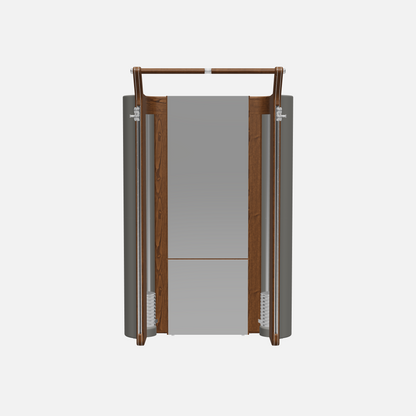 Roma Cable Strength Machine — Stainless Steel, Walnut Ash, Grey